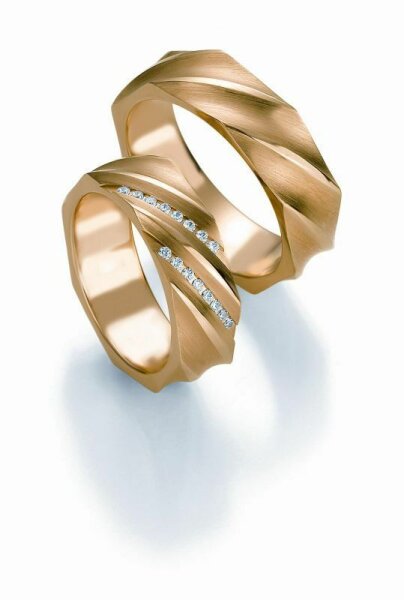 Trauringe Breuning Design Collection 5247/5248 in 585 Gold 14 kt