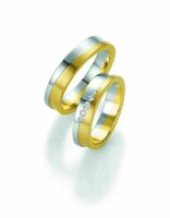 Trauringe Breuning Design Collection 5249/5250 in 585 Gold Bicolor 14 kt