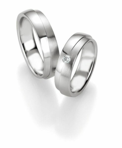 Trauringe Breuning Palladium Collection 2621/2622 in Palladium 950/-