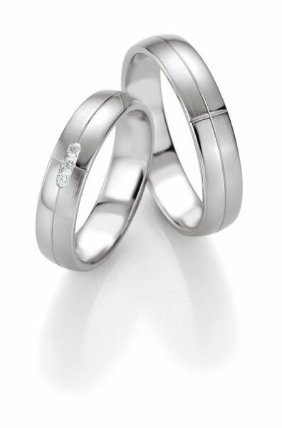 Trauringe Breuning Palladium Collection 2623/2624 in Palladium 950/-