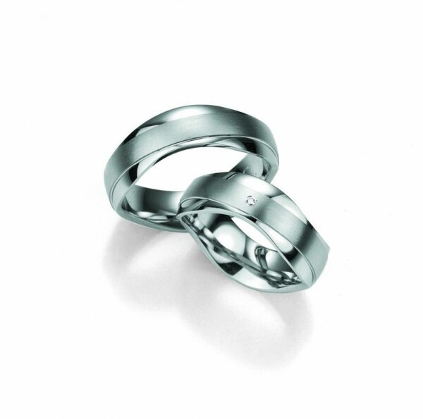 Trauringe Breuning Silver and Diamonds Collection 8017/8018 Silber 925 Ring