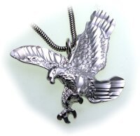 Anhänger Adler echt Silber 925 massiv Vogel...
