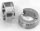 Creolen Edelstahl Zirkonia 14 mm Hardwear by Landmesser Ohrringe teilmatt Cubic