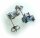 Damen Ohrringe echt Topas Weißgold 333 Stecker Gold 8kt Ohrstecker N6959 TO Gold