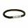Ernstes Design Edvita Armreif A55 SW Edelstahl Armband Lederband Neu 20 cm Top
