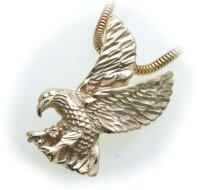 Neu Anhänger Adler echt Gold 585 Vogel 14kt Unisex...