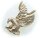 Neu Anhänger Adler echt Gold 585 Vogel 14kt Unisex Raubvogel Greifvogel Gelbgold