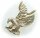 Neu Anhänger Adler echt Gold 585 Vogel 14kt Unisex Raubvogel Greifvogel Gelbgold