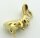 Neu Anhänger Hase echt Gold 333/- Kaninchen Hänger massiv Gelbgold 8 karat Top