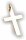 Neu Anhänger Kreuz echt Gold 333 Gelbgold Qualität INRI Unisex Günstig Christus