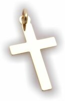 Neu Anhänger Kreuz mit Jesus echt Gold 333 Gelbgold Qualität INRI Unisex Günstig