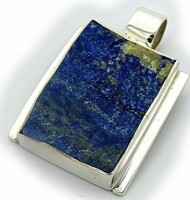 Neu Anhänger Lapis Silber 925 Sterlingsilber Lapis Lazuli Unikat Einzelstück Top