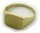 Neu Herren Ring echt Gold 585 mit Monogrammgravur Gelbgold Qualität 14 karat Top