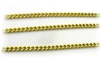 Neu Panzerkette 1,6 mm echt Gold 333 Gelbgold massiv 40 42 45 50 cm Halskette