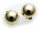Damen Ohrringe Ohrstecker echt Gold 333 Gelbgold Halbkugel 12 mm Stecker Kugel