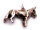 XL Anhänger Schäferhund groß Silber 925 massiv Sterlingsilber Hund Unisex