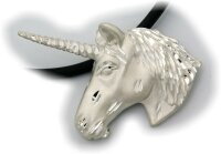 Anhänger XL Einhorn sehr groß echt Silber 925...