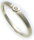 Damen Ring Herz Brillant 0,01 ct echt Gold 585 teilmatt 14kt Diamant Gelbgold SI
