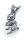Anhänger Hase echt Silber 925 Kaninchen Hänger massiv Sterlingsilber    Unisex