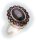 Damen Ring m. Granat in Gold 333 Granatring Gelbgold Qualität 8911/3GR