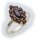 Damen Ring m. Granat in Gold 585 Gelbgold Granatring alle Weiten 8315/5GR