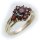 Damen Ring m. Granat in Gold 585 Gelbgold Granatring alle Weiten 8531/5GR