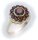 Damen Ring m. Granat in Gold 585 Gelbgold Granatring alle Weiten 8904/5GR