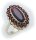 Damen Ring m. Granat in Gold 585 Gelbgold Granatring alle Weiten 8907/5GR