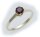 Damen Ring m. Granat in Gold 585 Gelbgold Granatring alle Weiten 8969/5GR