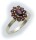 Damen Ring m. Granat in Gold 585 Granatring Gelbgold Qualität 8314/5GR