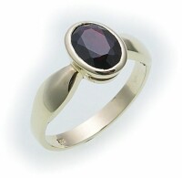 Damen Ring m. Granat in Silber 925 Granatring Sterlingsilber Qualität 8092/8GR