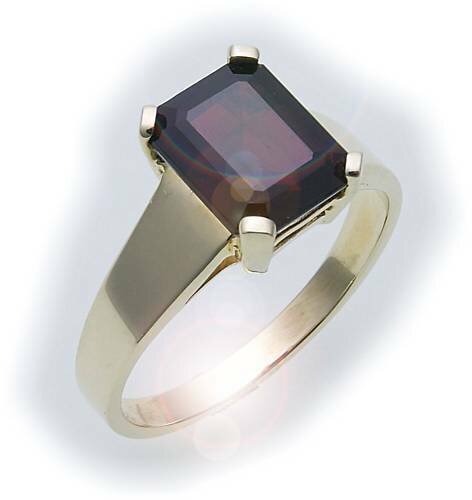 Damen Ring m. Granat in Silber 925 Granatring Sterlingsilber Qualität 8109/8GR