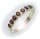 Damen Ring m. Granat in Silber 925 Granatring Sterlingsilber Qualität 8395/8GR