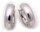 Ohrringe Klapp Creolen echt Silber 925 Sterlingsilber diamantiert 28 mm
