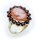 Damen Ring m. Granat u. Muschelgemme in Gold 585 Gelbgold Granatring 8913/5GR.GE