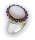 Damen Ring m. Granat u. Opal in Gold 585 Gelbgold Granatring 8909/5GR.OP