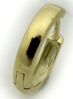 Herren Ohrring Single Klapp Creole echt Gold 585 schwer...