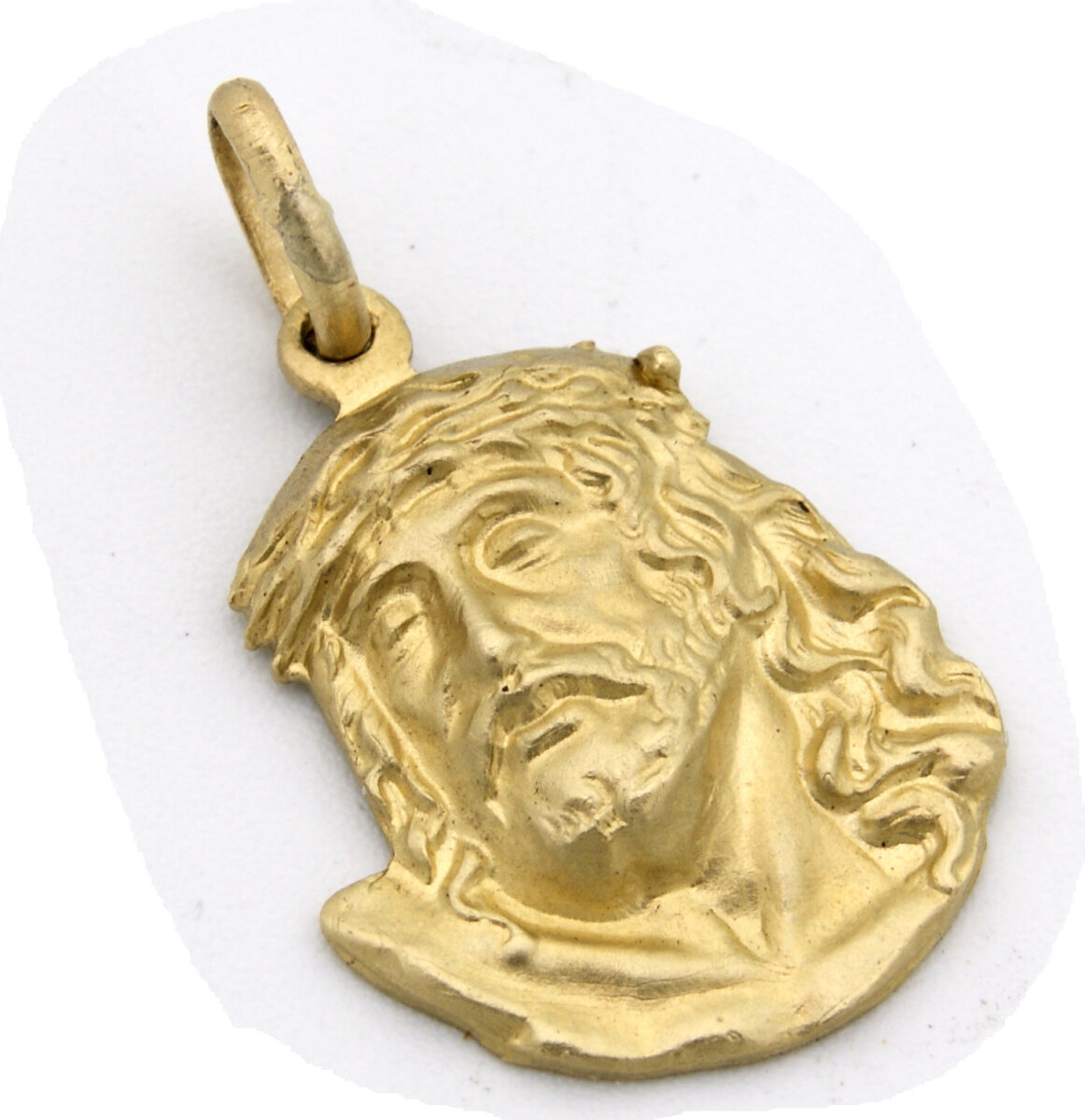 Jesus Kopf Anhanger Gold 750