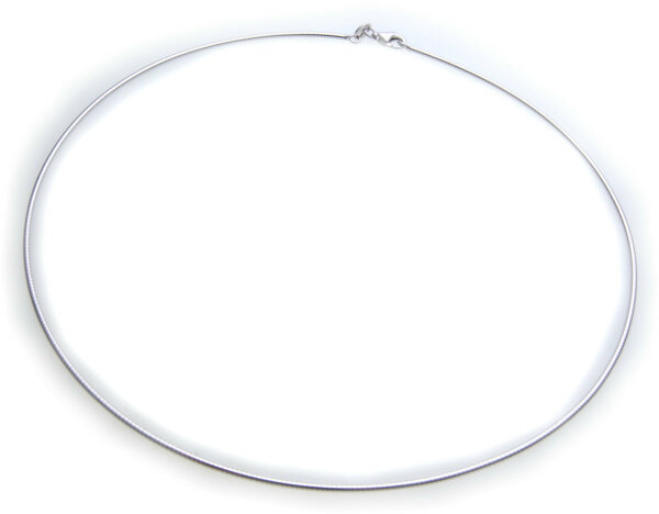 Omega Hals Reif echt Silber 925 Sterlingsilber Qualität Halskette Damen Geschenk