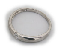 Damen Ring echt Weißgold 333 Zirkonia 8 karat günstige Qualität Gold