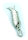 Neu Anhänger Backfisch echt Silber 925 bewegl. mit Rubin Sterlingsilber