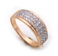 Damen Ring Brillant 0,26 carat wesselton si echt Gold 585...