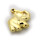 Anhänger Elefant plastisch 3D mattiert 333 Gold Gelbgold Unisex 8 karat Geschenk Neu