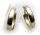 Damen Ohrringe Klapp Creolen echt Gold 333 schwer 14 mm außen Gelbgold 8 karat