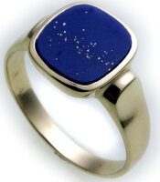 Herren Ring echt Gold 333 echt Lapis Lazuli alle Steine...