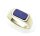 Herren Ring echt Gold 585 echt Lapis alle Steine mögl. Gelbgold Qualität