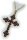 Kreuz m. Granat in Gold 333 Granatkreuz Anhänger Gelbgold Qualität Unisex 9018