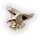 Neu Herren Ohrringe Adler Stecker echt Gold 333 8 karat Greifvogel Gelbgold Top