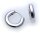 Ohrringe Klapp Creolen echt Silber 925 Durchmesser 12 mm Sterlingsilber Unisex